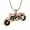 Rose Gold, variant on Motorcycle Urn Necklace Cremation Jewelry for Ashes Motorbike Necklace Pendent Stainless Steel Keepsake Memorial Urn Necklace for Men Women
