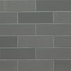 MSI Urbano Graphite 3D 4 X 12 Glossy Ceramic Subway Wall Tile