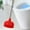 Red, variant on Drain Plunger, Small Hand Force Plumber Helper, Little 6 inch Cup Clog Remover, Tiny Rubber Unclogger in 23" Handle for Kitchen Sink, Bathroom Toilet, Shower Bath Tub(Blue)