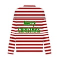 thumbnail image 7 of Craaazy Women's Round-Neck Long Sleeve Shirts Santa Snowflake Print Casual Christmas Top Gifts, 7 of 7