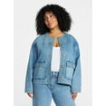 thumbnail image 2 of Terra & Sky Plus Denim Lady Jacket, Sizes 0X-5X, 2 of 7