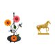 thumbnail image 1 of Dispensador de toallas de papel antideslizante vertical con soporte para pañuelos. Figura decorativa de caballo, escultura animal, figuras de resina g, 1 of 8