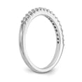 thumbnail image 6 of Solid 14k White Gold Diamond Wedding Band Ring Size 7 (.204 cttw.), 6 of 8