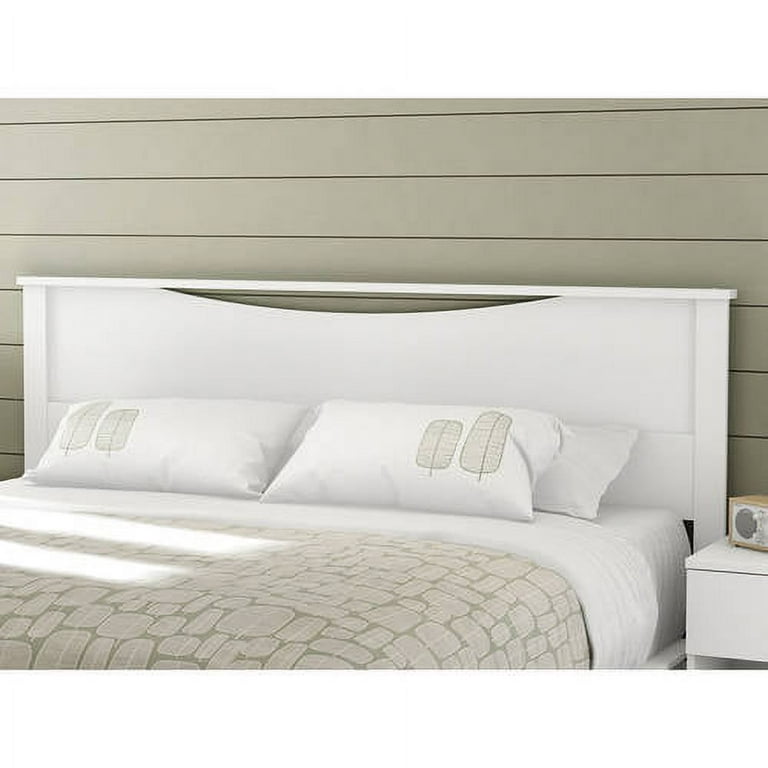 White 2024 cutout headboard