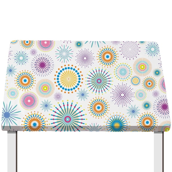 Elastic Tablecloth Rectangle Tablecloth Waterproof Washable Reusable SpillProof Anti-Scratch Fitted Table 4 Foot 48x30 Inch
