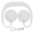 thumbnail image 2 of Ventilador Portátil con Banda para el Cuello Doble Recargable por USB Estilo Perezoso para Colgar en el Cuello 3 Velocidades para Viajes y Hogar ANGGREK Otros, 2 of 8