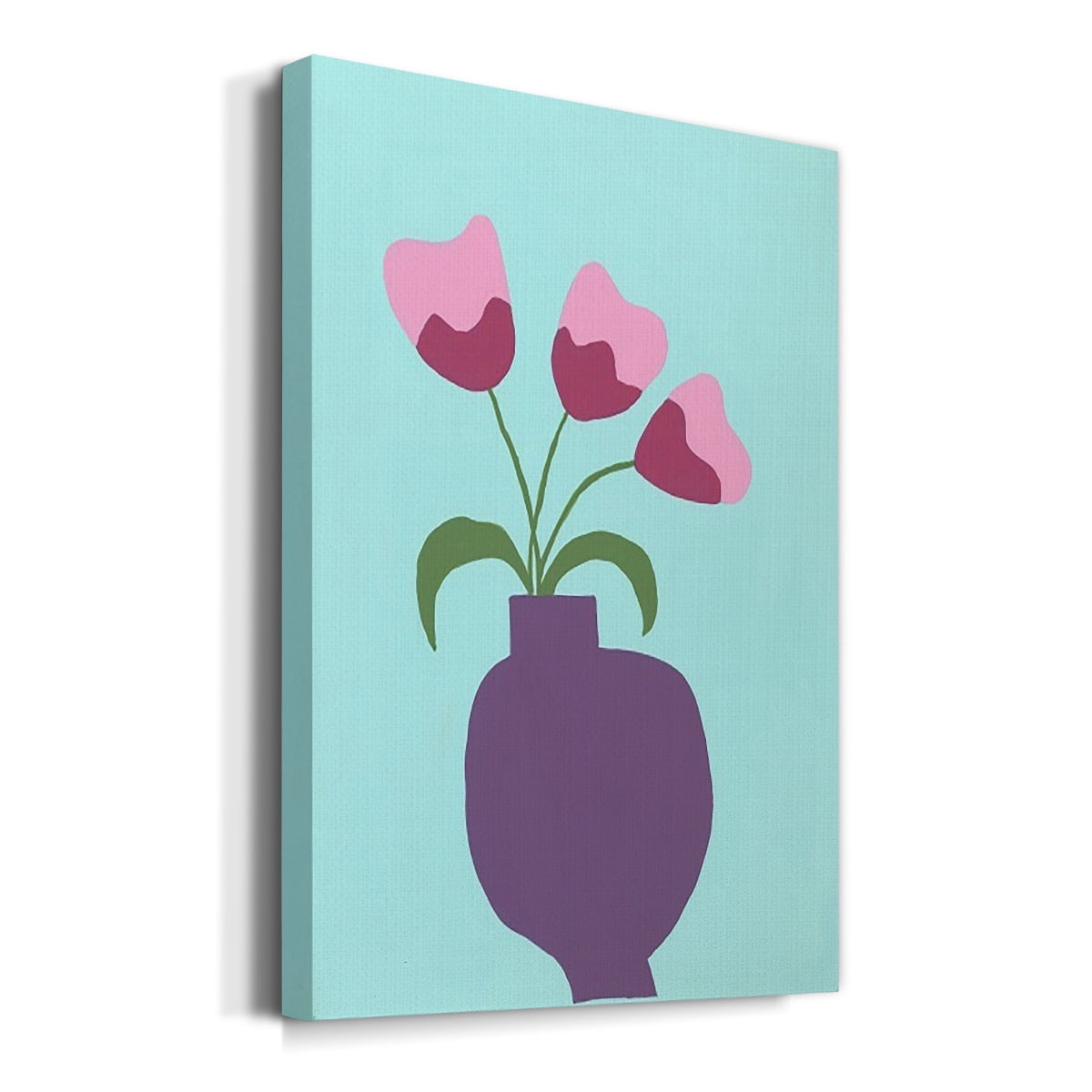 Modern Blooms I Premium Gallery Wrapped Canvas - Ready to Hang