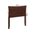 thumbnail image 4 of Pemberly Row Tête de Lit Double en Bois avec Station de Recharge USB en Noyer, 4 of 6