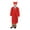 Red, variant on Fun Express Bulk Kids' Elementary School Blue Graduation Mortarboard Hat & Gown Sets - 12 Sets