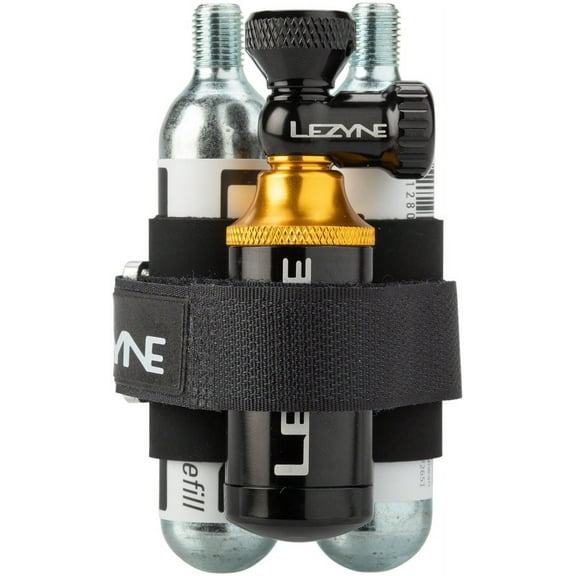 Lezyne CO2 Blaster Inflater and Tubeless Plug Repair Kit with Two 20g Cartridges