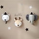 thumbnail image 1 of Stuffed Animal Heads Push Toy Elephant Bear Head Wall Hanging Decor For Nursery Children Bedroom Decoration Photography Props heqiyong LED, 1 of 2