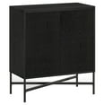 thumbnail image 2 of Evelyn&Zoe Brighton 28" Wide Rectangular Accent Cabinet, Black Grain, 2 of 7