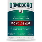 Domeboro Soothing Soak Rash Relief Powder Packets, 12 ea (Pack of 2)