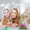 thumbnail image 4 of Binwennn Easter Bunnies Egg Storage And Decoration Bag Funny And Adorable Rabbit Designed Zippered Candy Wrap For Festive And Organization Small Cloth Bags Towel Closet Organizer Storage with Lids Bag, 4 of 6