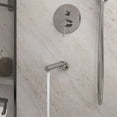 thumbnail image 6 of Boyel Living Shower System 10 in Wall Mount Rainfall Shower Head with Handheld Shower and Bathtub Tub Spout,3-function Bathroom Round Shower Combo Set ,Shower Set Tub Faucet in Chrome, 6 of 10