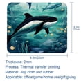 thumbnail image 5 of Whale Square 8.3x9.8 Inch Non-Slip Rubber Bottom Printed Desk Mat Gaming Mouse Pad Mousepad Suitable for Office and Gaming, 5 of 6