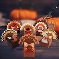 thumbnail image 4 of CIYISON Pack Of 12 Thanksgiving Turkey Gift Boxes For Holiday Party Decorations Easy Fold Assembly, 4 of 19