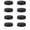 Black-8 Pack - 60 Inch Round, variant on Black 8 Pack - 54 x 54 Inch Square Tablecloth For Dining, Party, Banquet