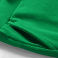 thumbnail image 5 of ITSAME Casual Shorts for Girls, Elastic Waist Drawstring with Pocket Fashion Cotton Comfortable Shorts Green 1T, 5 of 5