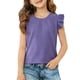 thumbnail image 1 of Vestido de Manga Larga una Línea para las Mujeres Suave Color Sólido Moda Casual Cuello Redondo Manga Corta, 1 of 6