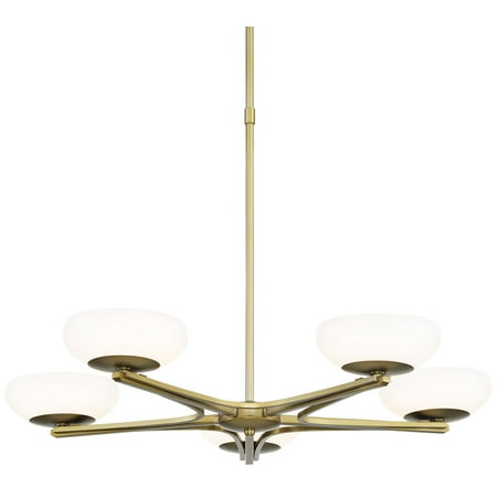 

George Kovacs Scale 30 Soft Brass 5-Light LED Chandelier