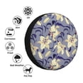 thumbnail image 5 of XMXY Oriental Lilies Floral Violet Spare Tire Cover, Universal Waterproof Cover for Jeep RV Tire Wheel Protection, 14 inch, 5 of 8