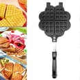 thumbnail image 4 of Gaufrier à faire soi-même, moule à gaufres, plaque de cuisson, accessoires de cuisine ménagers pour cuisinière à gaz, 4 of 4