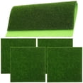 thumbnail image 1 of 5pcs Artificial Grass Fake Lawn Square Artificial Turf Micro Landscape Accessory, 1 of 8