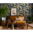 thumbnail image 4 of Taupe Aqua Modern Asbtract Geometric Wallpaper, 4 of 4