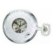 Charles-Hubert- Paris Sterling Silver Mechanical Hunter Case Pocket Watch #3751