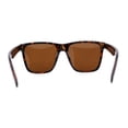 thumbnail image 3 of Polarized Mens Gentlemans Horn Rim Plastic Hipster Sunglasses Tortoise Brown, 3 of 4