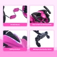 thumbnail image 5 of Sumsoltic 2-in-1 Kids Drift Bike - Crazy Drift Cart for Toddlers and 3-5 Years Old Kids,Pink, 5 of 7