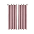 thumbnail image 2 of Horivan Polyester Blackout Curtains Thermal Insulated Grommet Top Window Treatments for Living Room Bedroom Sun Blocking Noise Reducing Home Decor, 2 of 6