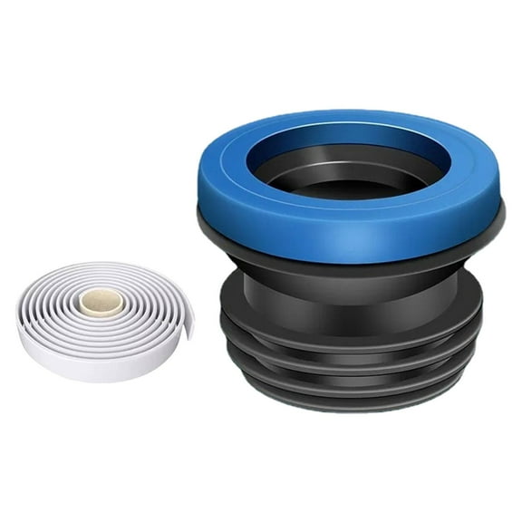 Esquirla Toilet Flange Toilet Repair Component Spare Part Leakproof Bathroom Easy Installation Sealing Gasket for Waste Lines With Seal Strip