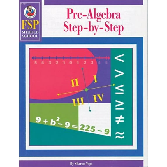 Pre-Owned Pre-Algebra Step-By-Step, Middle School (Paperback)