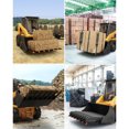 thumbnail image 3 of Pallet Forks,The Rated Capacity of the Pallet Forks for Tractor Bucket is 5320 Lbs，Clamp on Pallet Forks to 72" Bucket，Tractor Bucket Forks with 7-Fork Configuration, 3 of 9