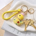 thumbnail image 5 of Wrapables Glamorous Crystal Rhinestone Ducky Keychain, Pendant Bag Charm, Yellow, 5 of 6