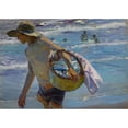 thumbnail image 2 of Sorolla, Joaquin 14x11 Black Modern Framed Museum Art Print Titled - Bastida The Fisherman, 2 of 4