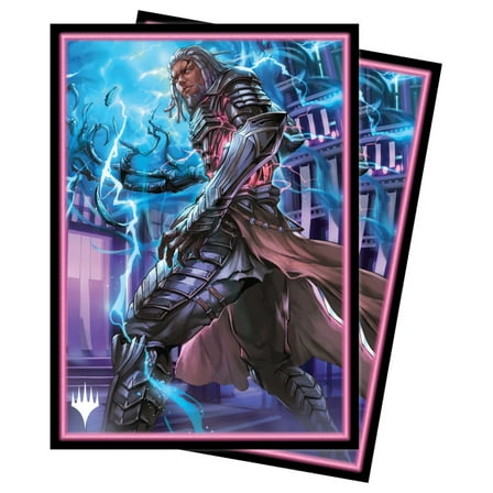 Kamigawa Neon Dynasty Tezzeret, Betrayer of Flesh Standard Deck Protector Sleeves (100ct) for Magic: The Gathering