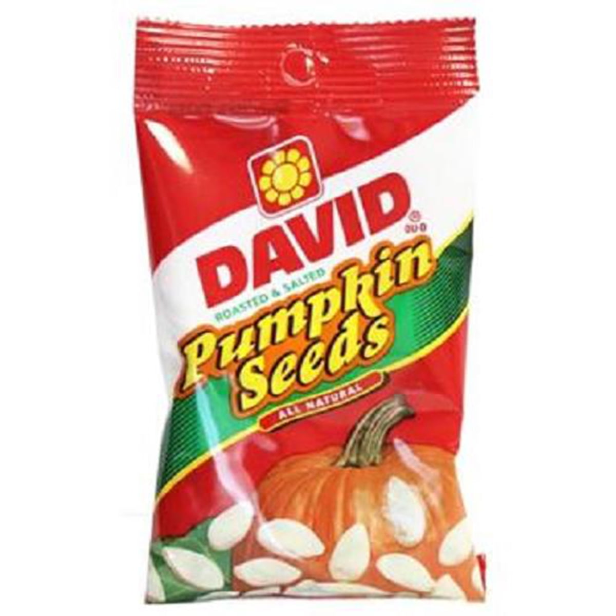 Product Of David, Pumpkin Seeds Original , Count 12 (5 oz) Sunflower