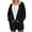 Black, variant on Sweaters for Women Fall Winter Open Front Cardigans Long Sleeve Oversized Casual Soft Knit Outerwear Coats with Pockets