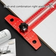 thumbnail image 2 of Carpenter Tools 400mm Scribers T Type Ruler Woodworking Tools Scribing Gauge, 2 of 9