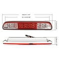 thumbnail image 2 of ECCPP Chrome For 1999-2009 Ford F250 2-Row LED Red Third 3RD Brake Light Cargo Lamp, 2 of 5