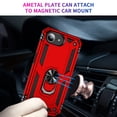 thumbnail image 3 of Decase Compatible with iPhone 16E 2025 Case+1-Pack Tempered Screen Protector, Military Grade Drop Protection Cover with 360° Rotating Kickstand, Heavy Duty Shockproof Rugged Phone Case,Red, 3 of 6