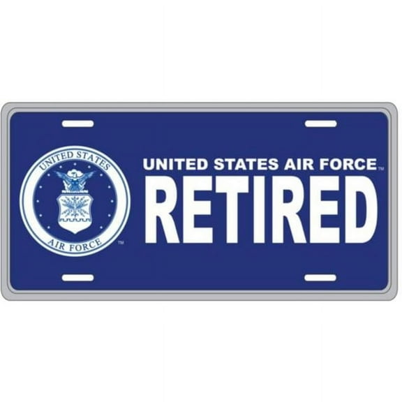 U.S. Air Force Retired License Plate