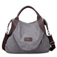 thumbnail image 1 of XINGMING-Bolso de mano informal de gran bolsillo para mujer, bolso de hombro, bolsos de lona con capacidad de cuero Fivean unisex, 1 of 2