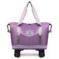 thumbnail image 1 of Large Capacity Travel Bag with Wheels, Universal Wheel Removable, Expandable Foldable Duffle Bag, 1 of 7
