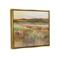 thumbnail image 3 of Countryside Grassland Nature View Landscape Painting Metallic Gold Framed Art Print Wall Art, 3 of 6