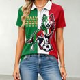 thumbnail image 5 of Women's Football Graphic T-Shirt, Women's Printed Short Sleeve Sports Top - Fashion Athletic Workout Shirt for Gym and Casual Wear for Soccer Tournament 2026 Deep Red Size: XL, 5 of 5