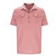 thumbnail image 3 of Camisa de Manga Corta de los Hombres con Botón de Color Sólido Blusa de Cuello con Bolsillo, Top de Poliéster Casual para Toda la Temporada de Uso Diario Y Casual, 3 of 5